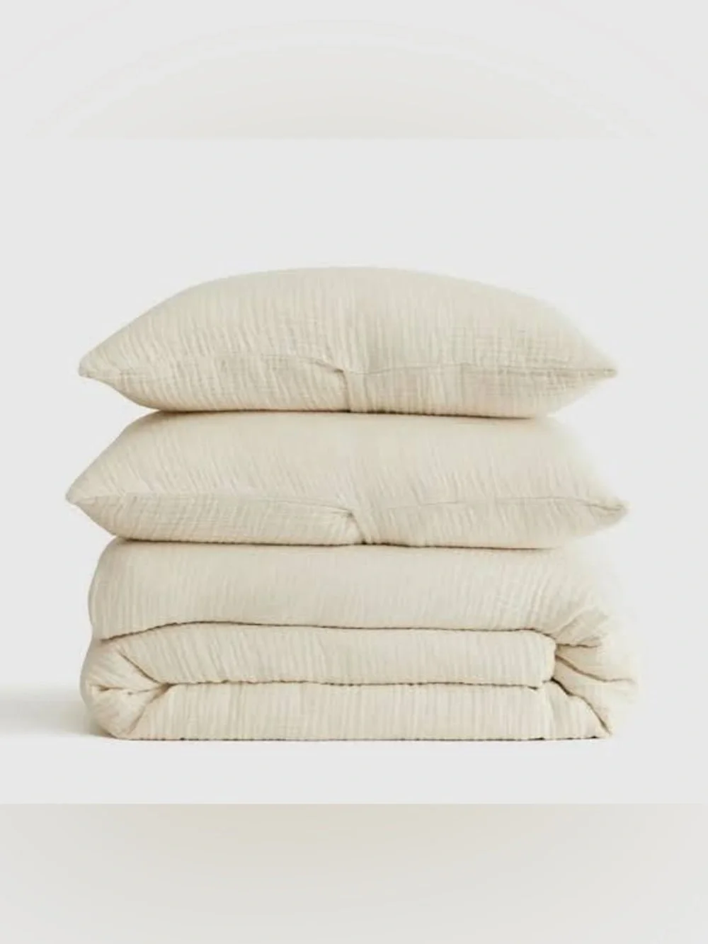 Quince Organic Cotton Gauze Duvet Cover King/Cal King in undyed OOS online, NEW